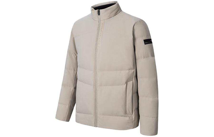 ANTA Variety Training Collection Down Jackets Men's Charlotte Gray Stand Collar Moderate Down Jacket