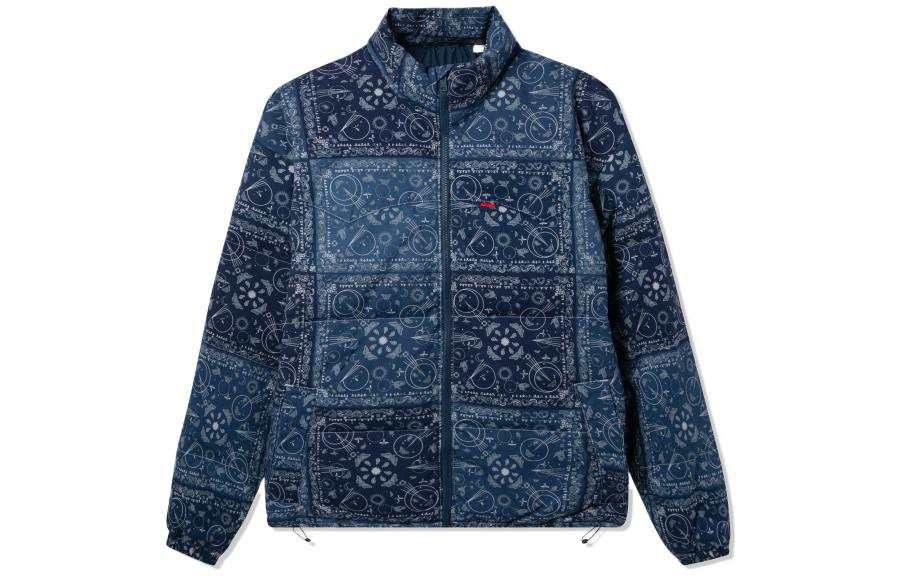 Levis Levis Down Jackets Men's Blue Stand Collar Moderate Other