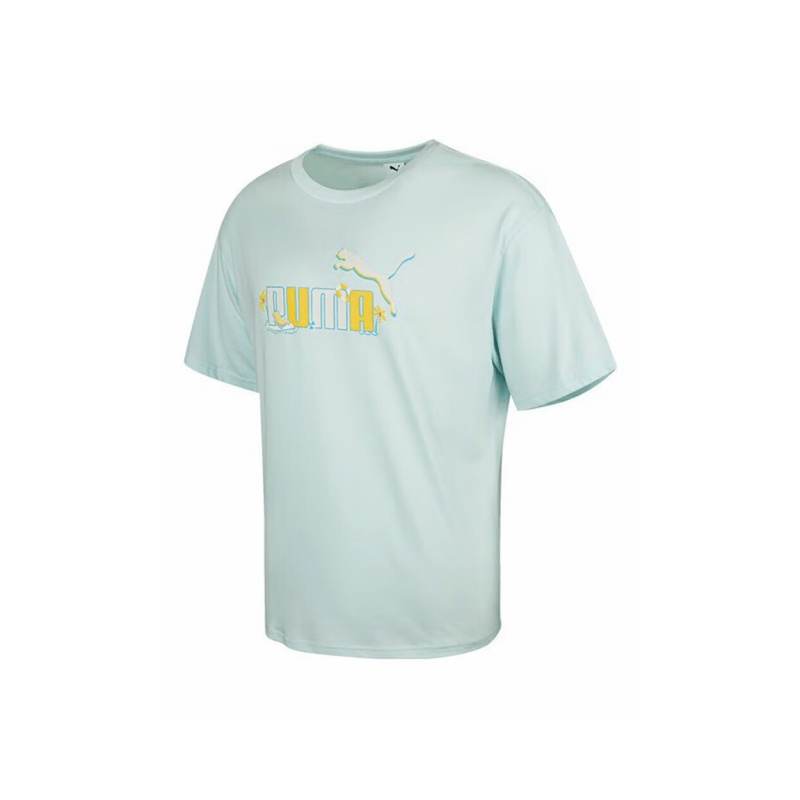 PUMA Graphic T Shirt Unisex Blue 96