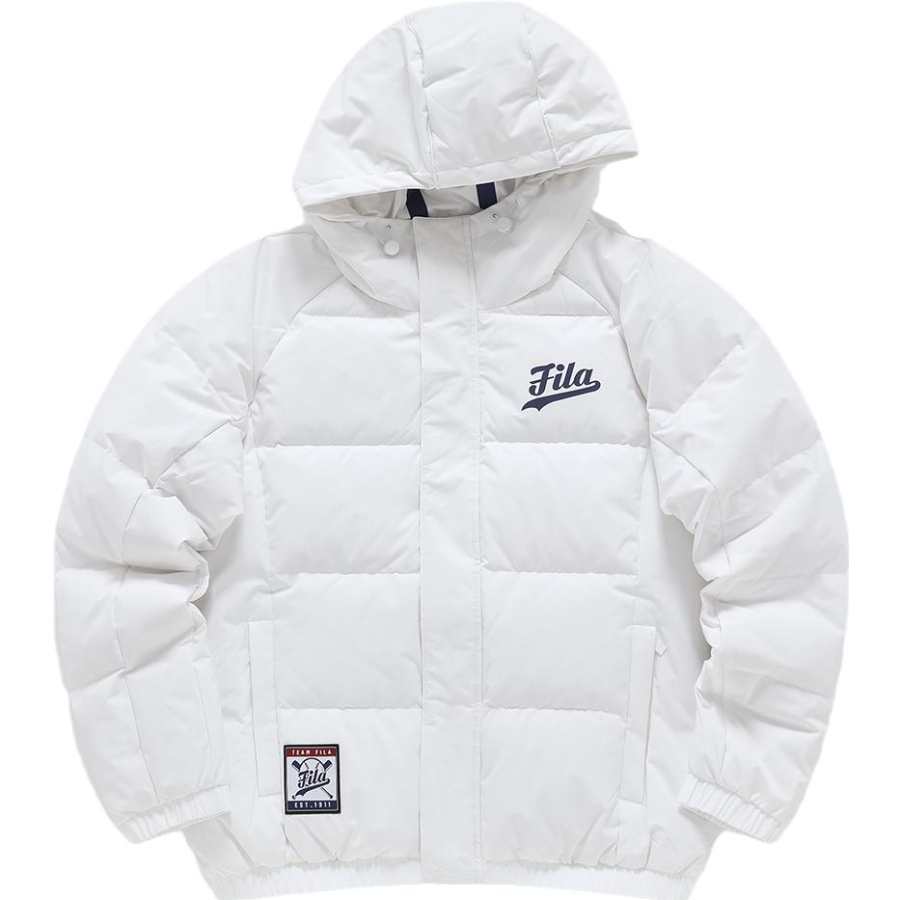 FILA FUSION QR Down Jacket Men's Standard White