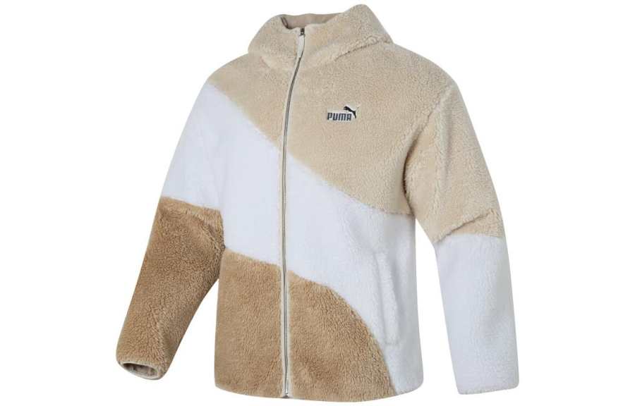 PUMA PUMA Jackets Unisex Khaki Stand Collar Moderate Other