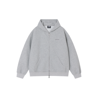 FORNINES Sweatshirts Unisex Hooded Moderate Cardigan