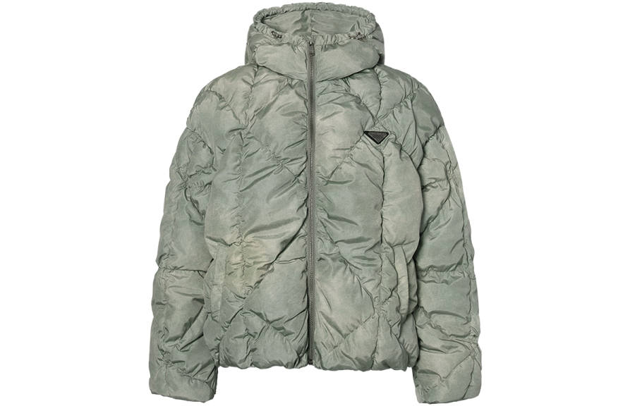 ROCAWEAR Down Jacket Unisex Gray Green