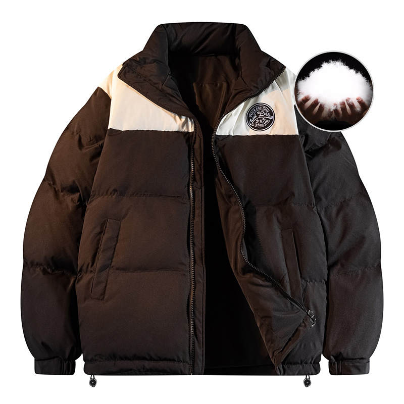 JCUI JCUI Down Jackets Unisex Stand Collar Thickened Puffer Jacket