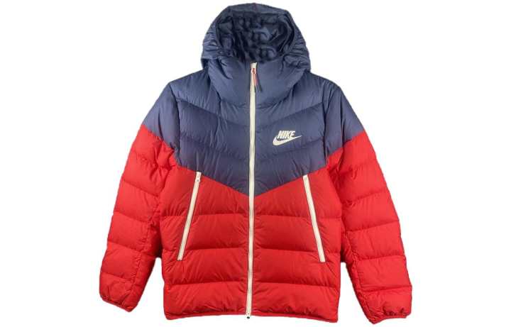 Nike Nike Down Jackets Men's Red Hooded Thickened Other