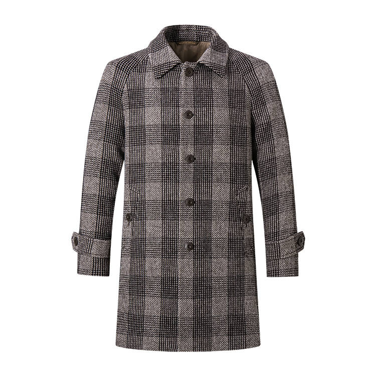 SEPTWOLVES SEPTWOLVES Coats Men's Coffee Lapel Moderate