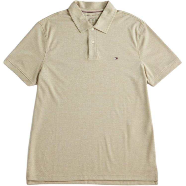 Tommy Hilfiger SS25 Polo Shirt Men's Beige