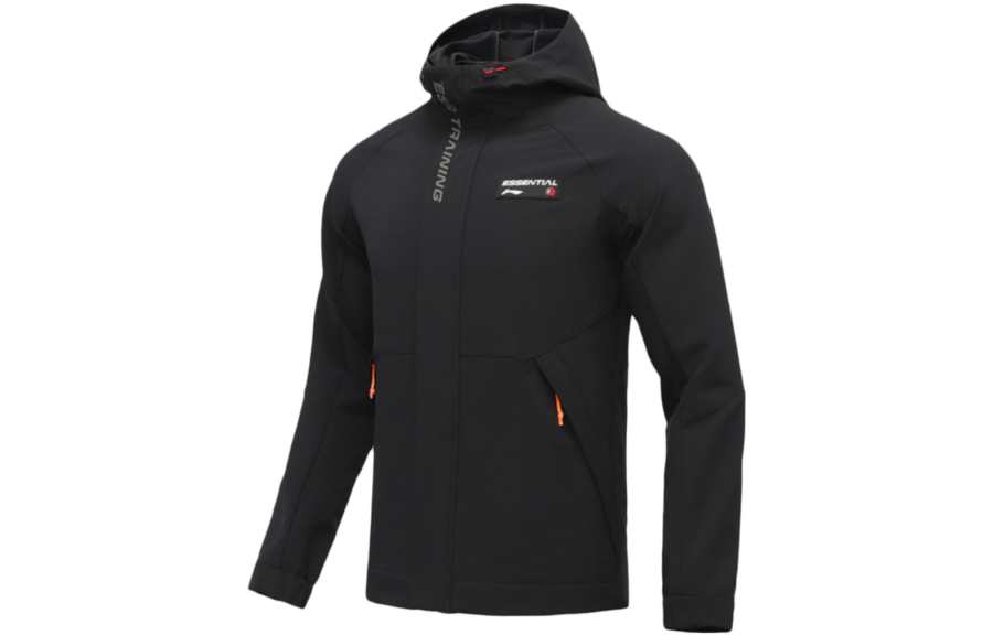 Li-Ning Li Ning Jackets Men's Black Hooded Moderate Other