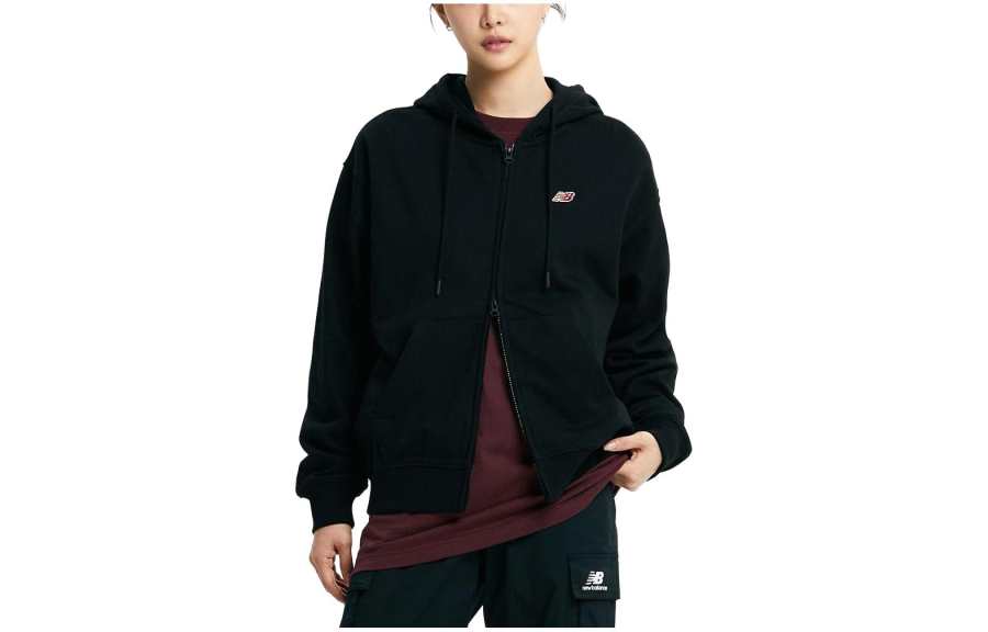 New Balance New Balance Jackets Unisex Black Hooded Moderate Other