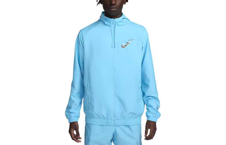 Nike Nike Jackets Men's Cyan Hooded Moderate Other