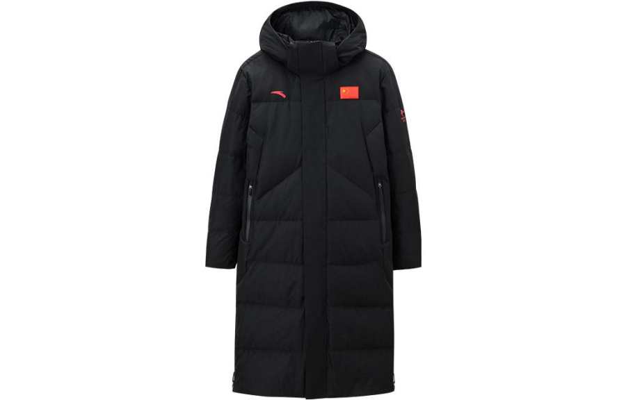 ANTA Down Jackets Men's Black Hooded Moderate Other
