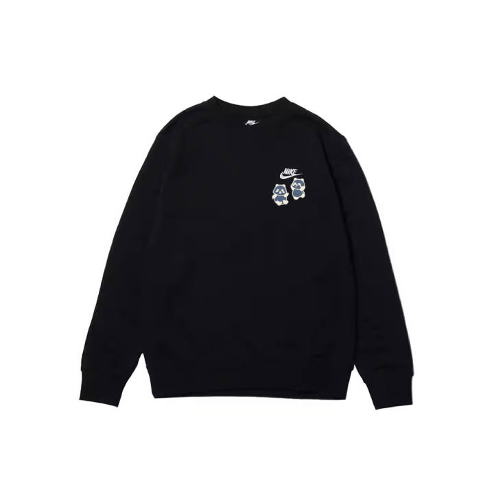 Nike Nike Sweatshirts Men's Black Crew Neck Moderate Regular
