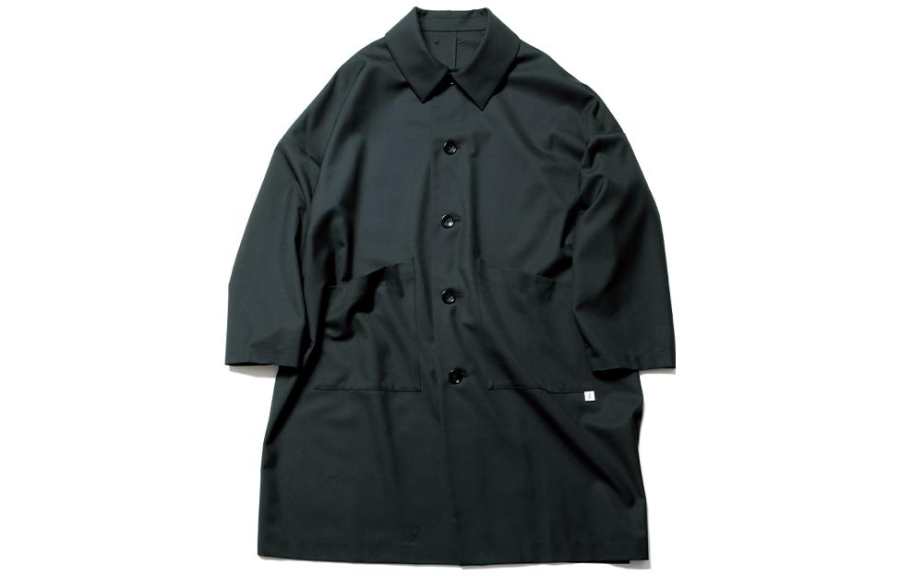 Gramicci X SOPHNET. Coats Men's Black Lapel Moderate Straight Fit