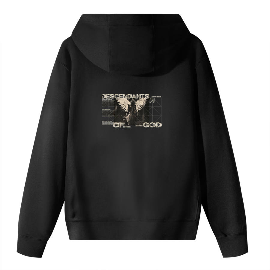 Nike Nike Sportswear Club Fleece Descendant Of The Velvet God Thermal Pullover Hooded Sports Sweatshirt Unisex Black
