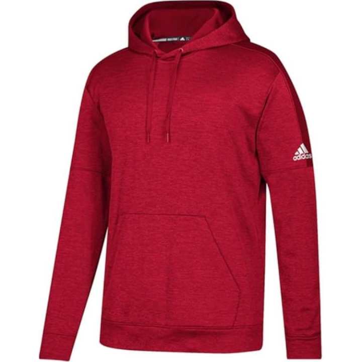 Adidas Adidas Clothing Sweatshirts Men's Red Hooded Moderate Regular