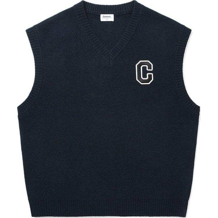 COVERNAT Vest Unisex Dark Marine Blue