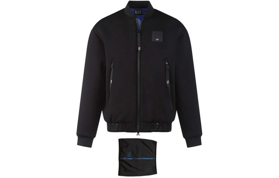 EMPORIO ARMANI EA7 Puffer Jacket Men's Black