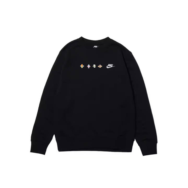 Nike Nike Sweatshirts Men's Black Crew Neck Moderate Regular