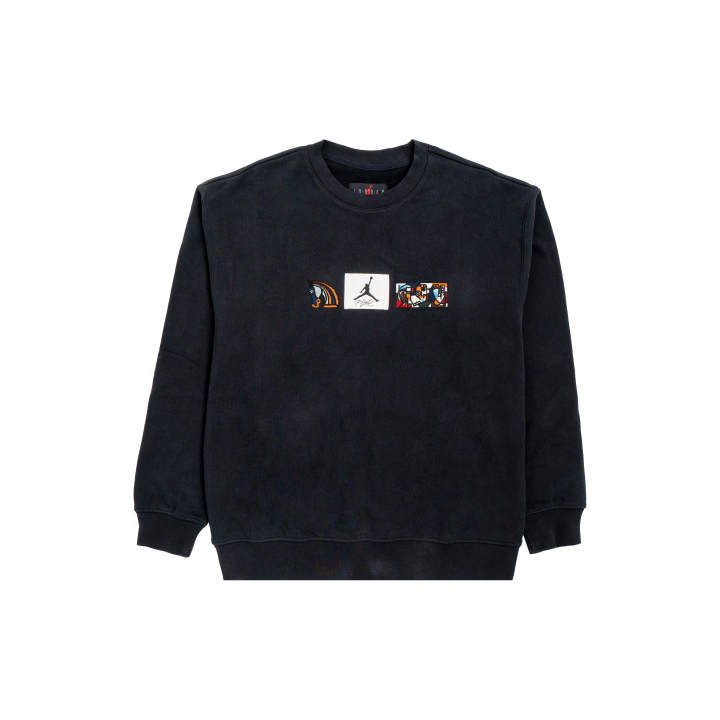 Jordan Jordan Sweatshirts Unisex Black Crew Neck Moderate Regular