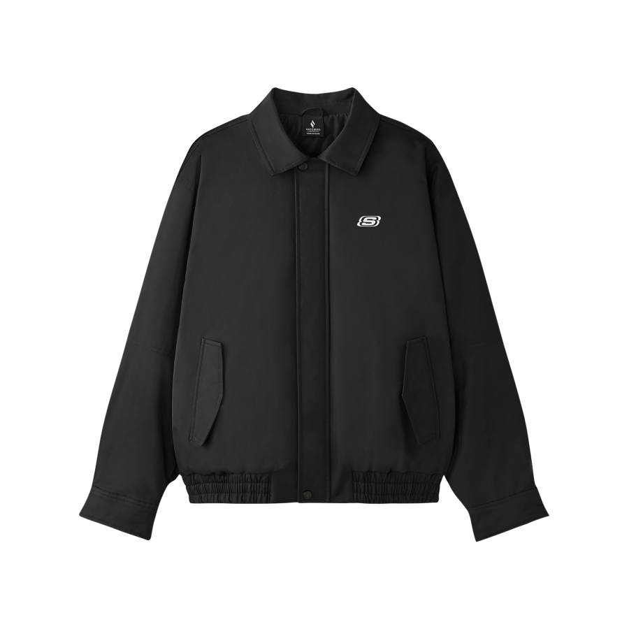 Skechers New Year Collection Sports Lifestyle Collection Puffer Jacket Unisex Carbon Black