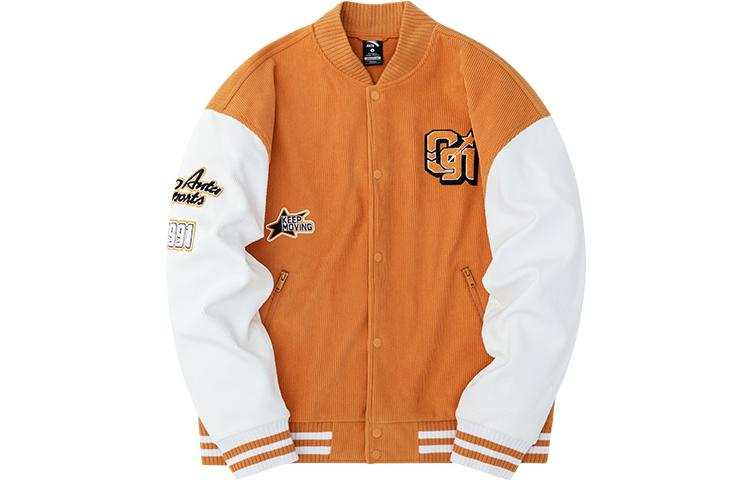 ANTA Anta FW22 Baseball Jacket Unisex Orange