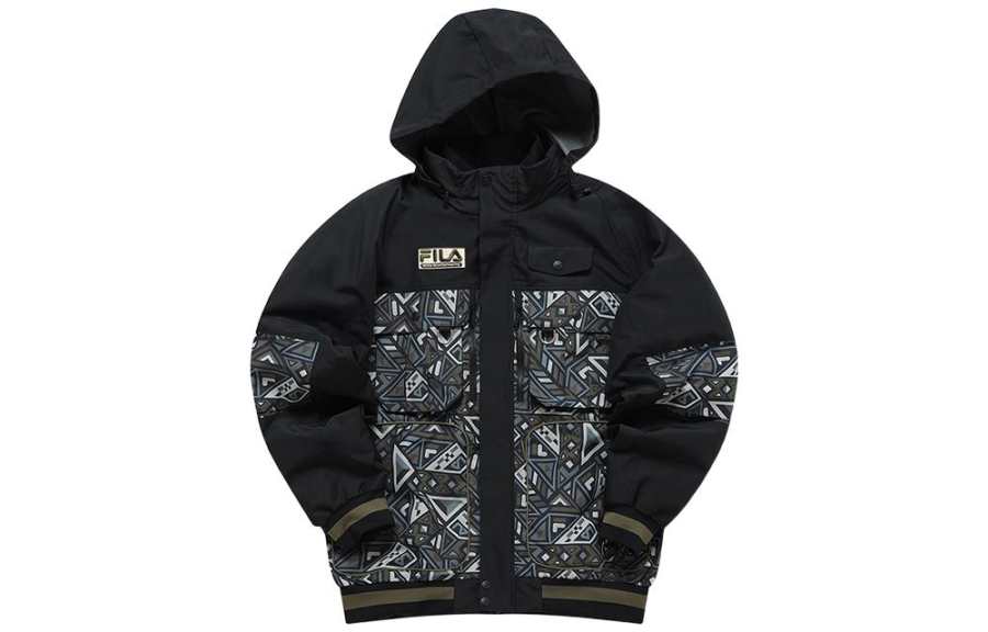 FILA FUSION FIRST DOWN X FREAK'S STORE Puffer Jacket Men's Black