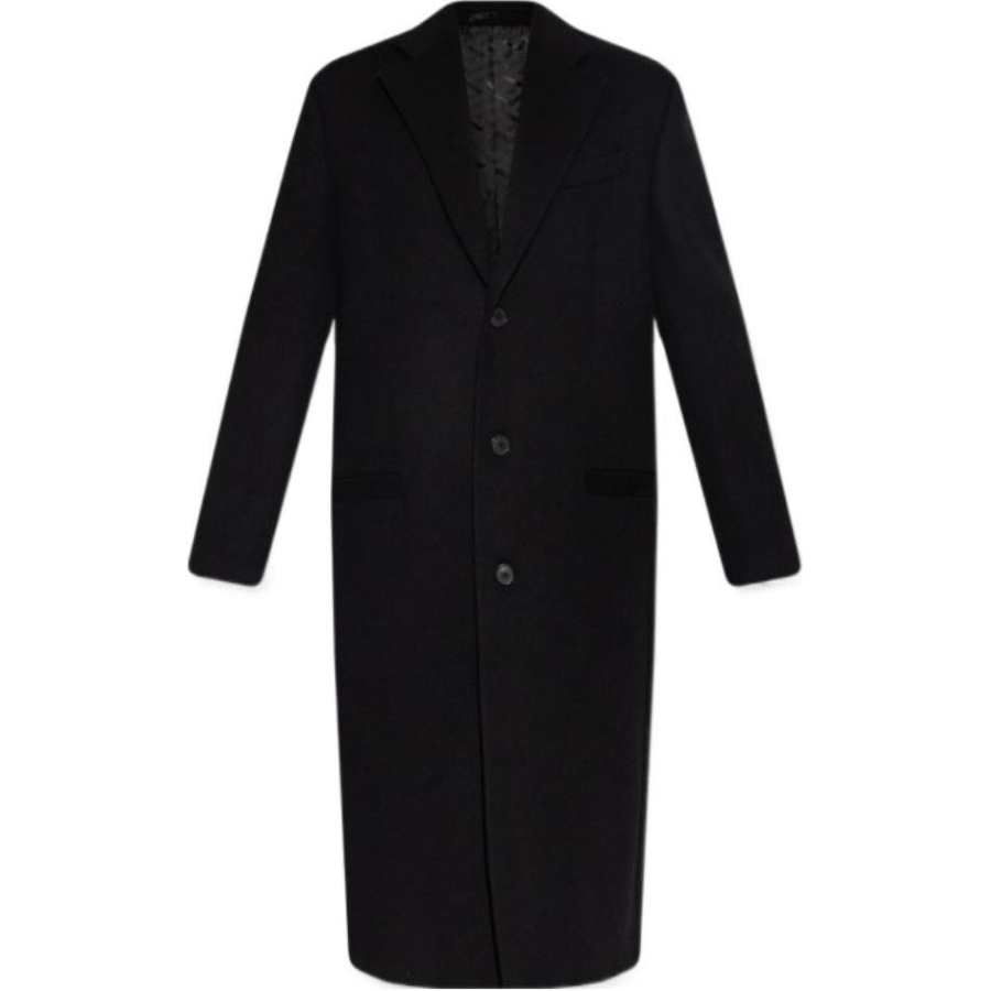 VERSACE VERSACE Coats Men's Black Moderate