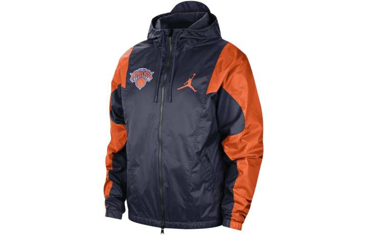 Jordan Jordan York Knicks Courtside Jacket Men's Blue