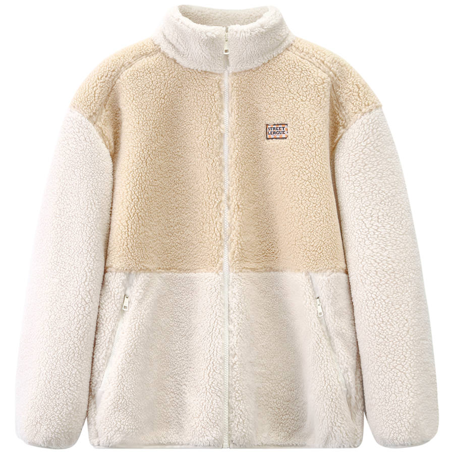 CAMEL Warm Fleece Collection Velvet feel Coat Unisex