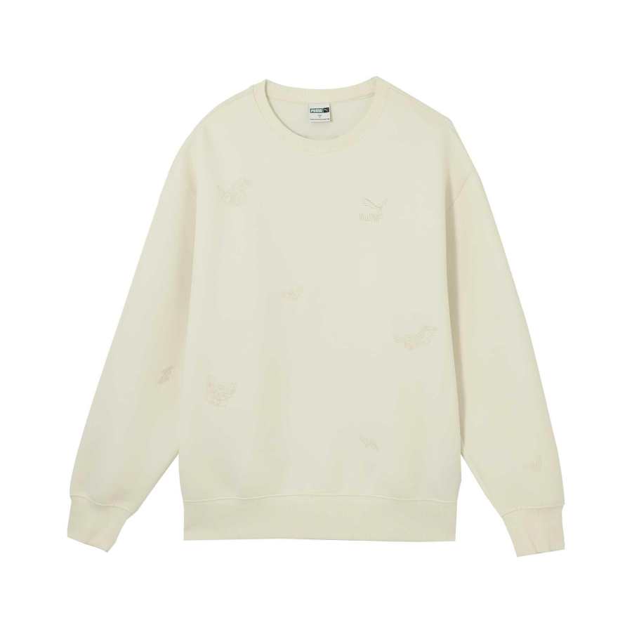 PUMA PUMA BZ GRAPHICS CREW DK Sweatshirt Unisex White