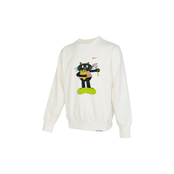 Nike Nike Sweatshirts Men's White Crew Neck Moderate Other