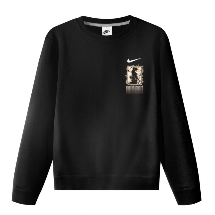 Nike Nike Sweatshirts Unisex Black Crew Neck Moderate Regular
