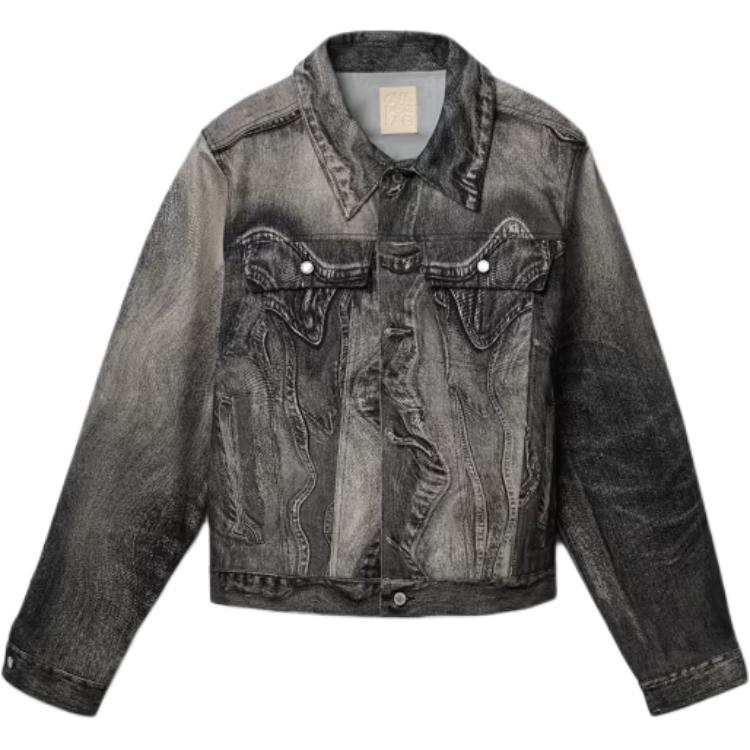 CAMPER Camper swirl-print denim jacket