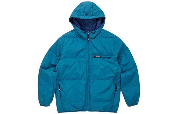 New Balance New Balance Down Jackets Men's Blue Hooded Thickened Other