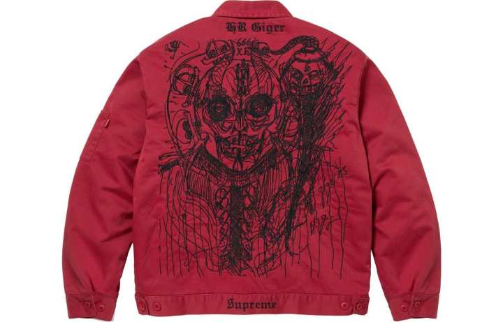 Supreme Supreme H.R. Giger Embroidered Work Jacket