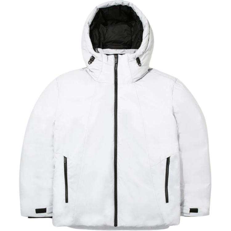 FILA Down Jackets Men's Gray Black Hooded Moderate Other