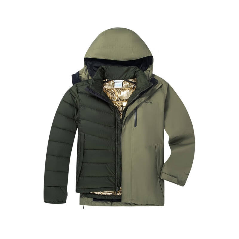 Columbia Outdoor Hiking High Altitude Climbing Hiking Cold Wave Waterproof UV Protection Thermal Windbreaker Jacket