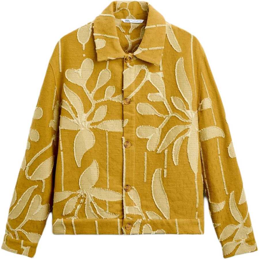 ZARA ZARA Jackets & Coats Men's Mustard