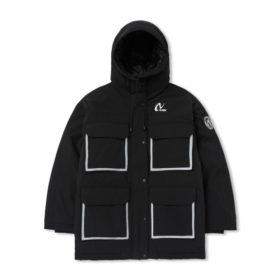 Nerdy Nerdy FW24 Down Jacket Unisex Black