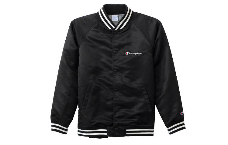 Champion Champion Baseball Jacket Men's Black