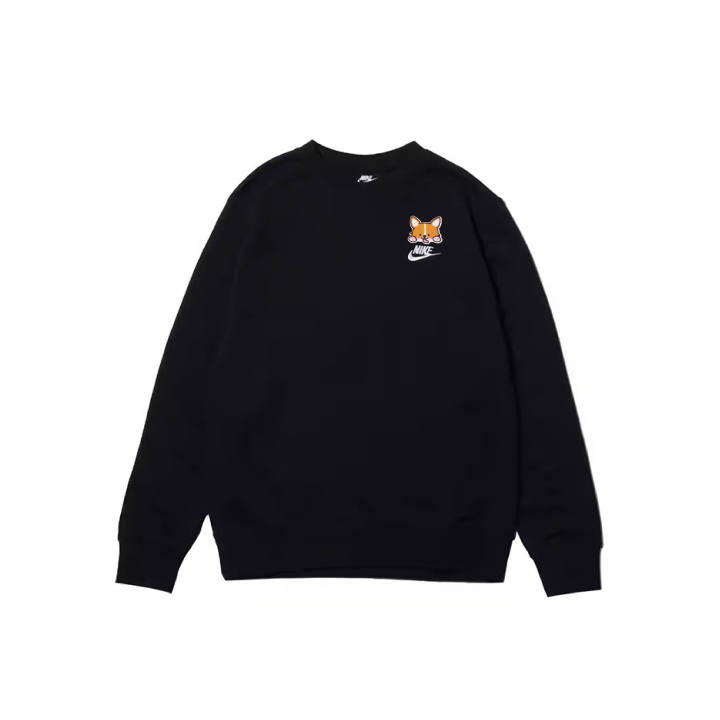 Nike Nike Sweatshirts Men's Black Crew Neck Moderate