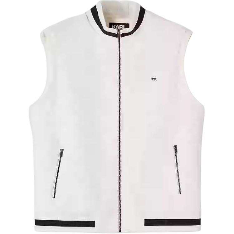 KARL LAGERFELD / Karl Lagerfeld Jeans Vest Men's Ecru