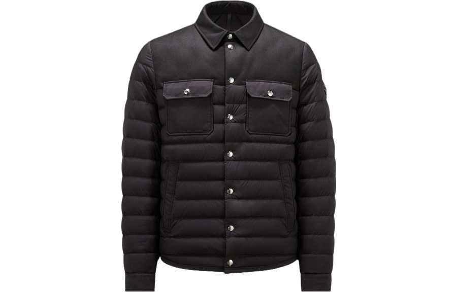 Moncler Moncler Down Jackets Men's Black Lapel Moderate