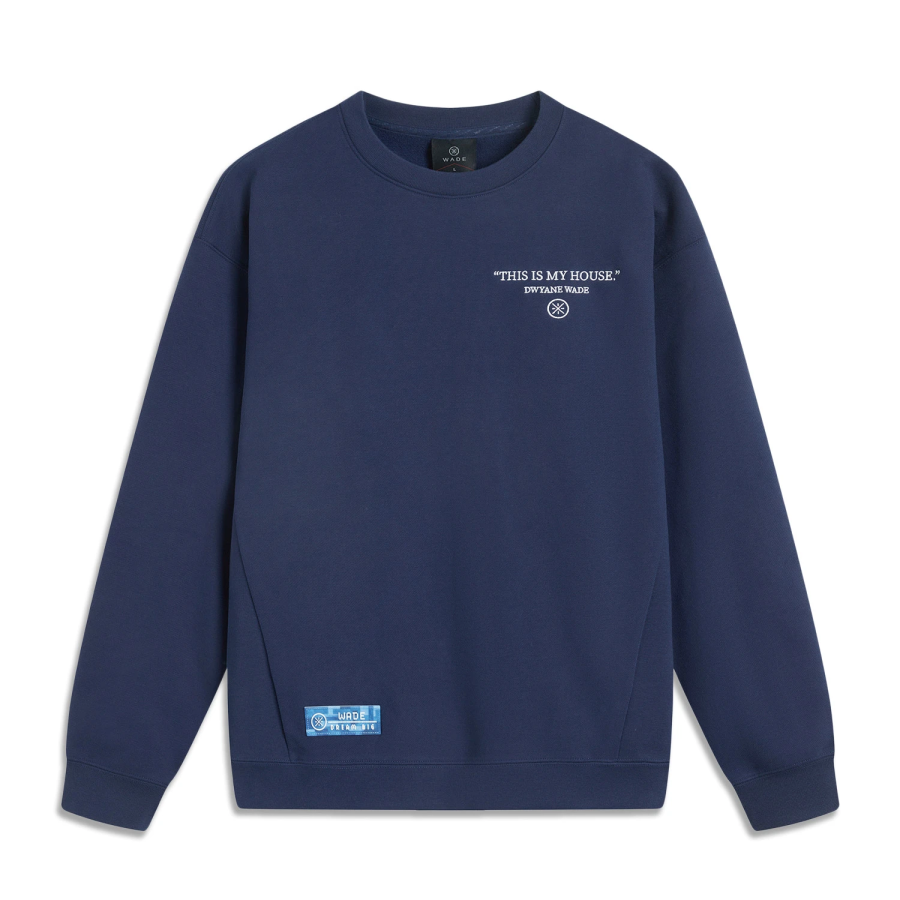 Li-Ning Li Ning Sweatshirt Men's Dark Ship Blue