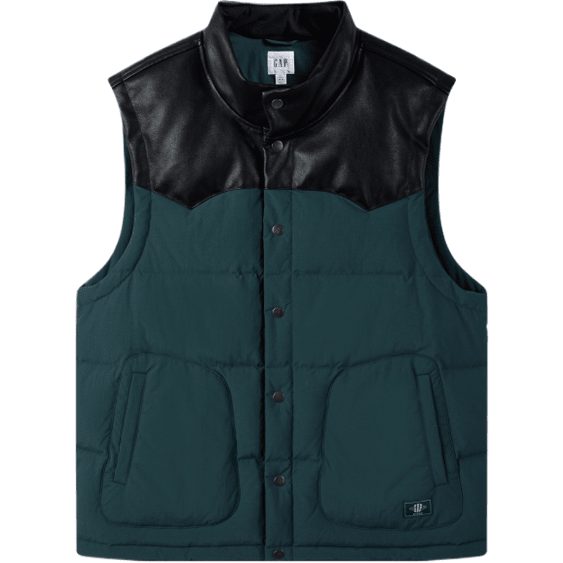 GAP GAP Vests Men's Stand Collar Moderate Other