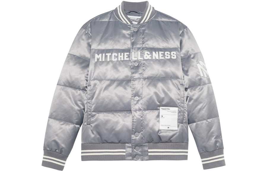 Mitchell Ness Mitchell Ness Down Jacket Unisex Gray