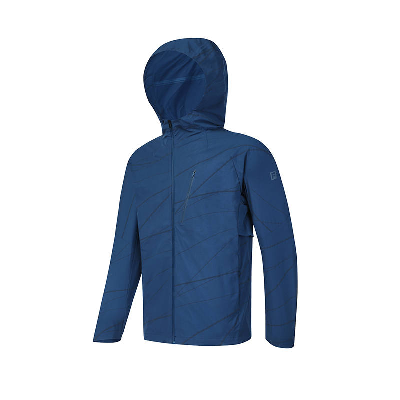 FILA Jackets Men's All Over Print Hooded Moderate Other