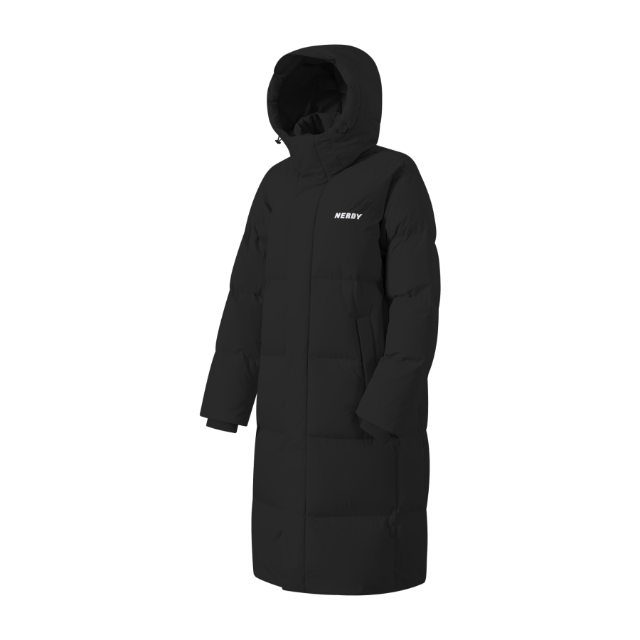 Nerdy Nerdy Down Jackets Unisex Black Hooded Moderate Other