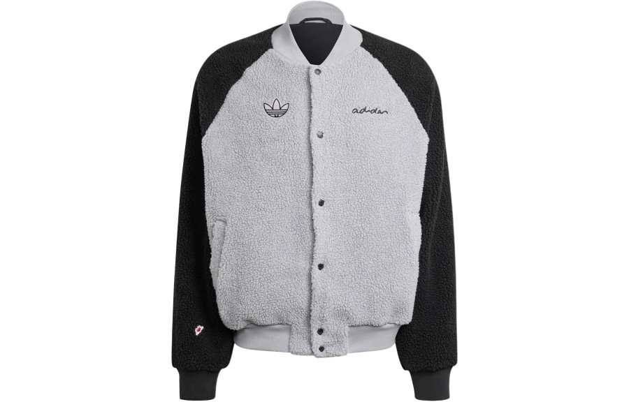 Adidas Originals Mickey Mouse Velvet feel Coat Men's Gray