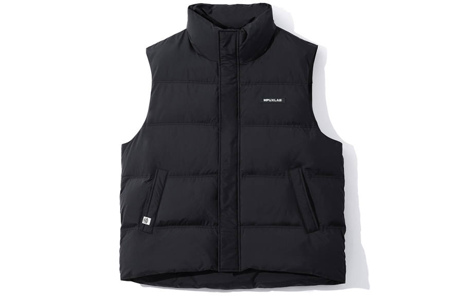 MPUX Down Vests Unisex Stand Collar Thickened Puffer Jacket
